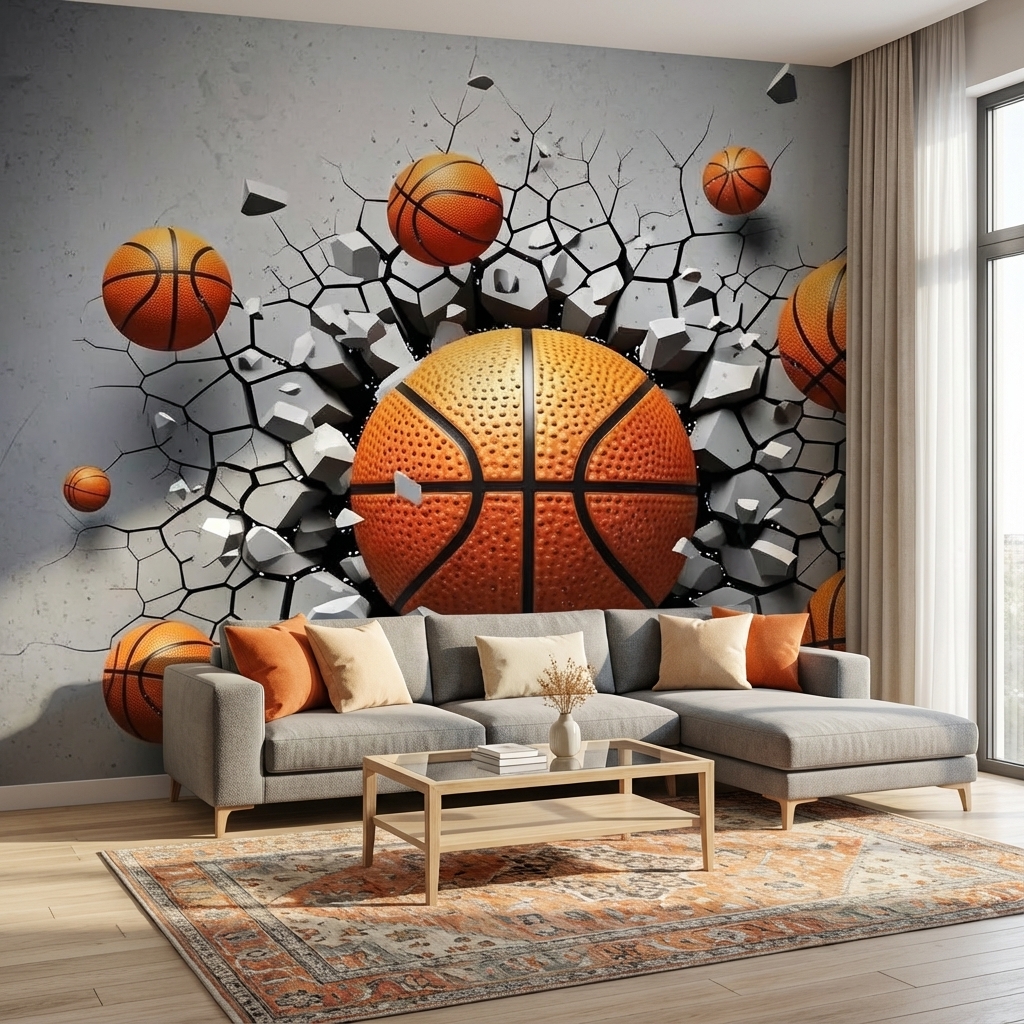 Basketbol Temalı Duvar Kağıdı