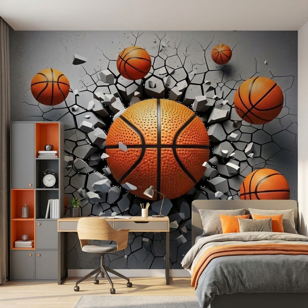 Basketbol Temalı Duvar Kağıdı